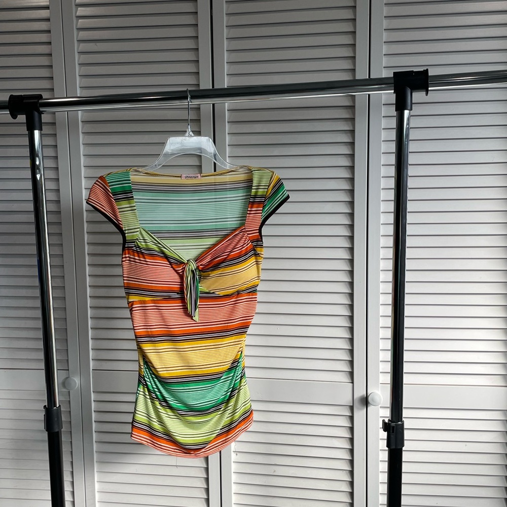 Striped Multicolor Women's Top